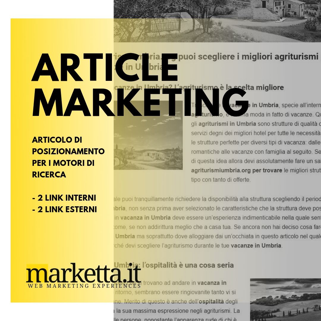 Article marketing Marketta
